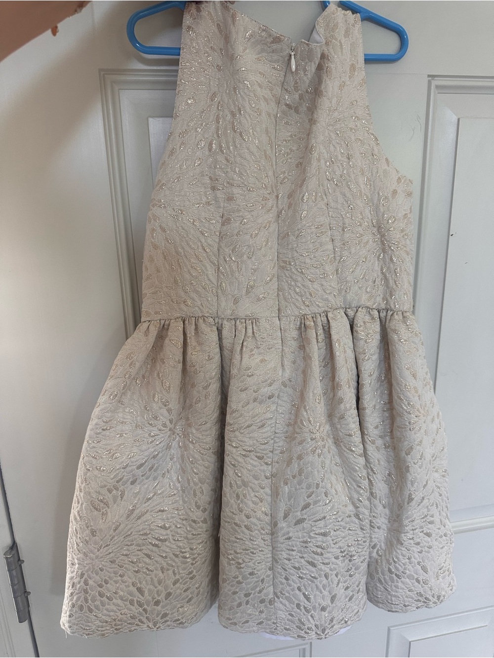 Max Studio Ivory Beaded Waist Party Dress - Picture 2 of 3
